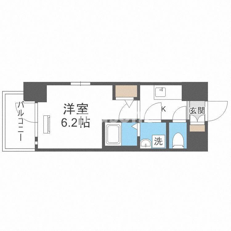 エスリード弁天町クレールの物件間取画像