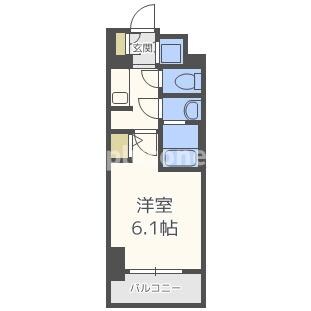 S-RESIDENCE南堀江の物件間取画像