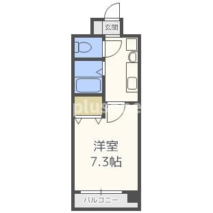 新梅田プライムの物件間取画像