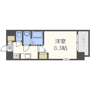 リッツ新大阪の物件間取画像