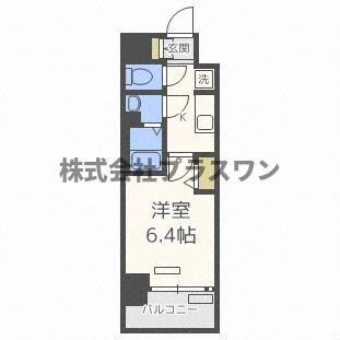 プレサンス上町台筆ヶ崎　ＳＯＵＴＨの物件間取画像