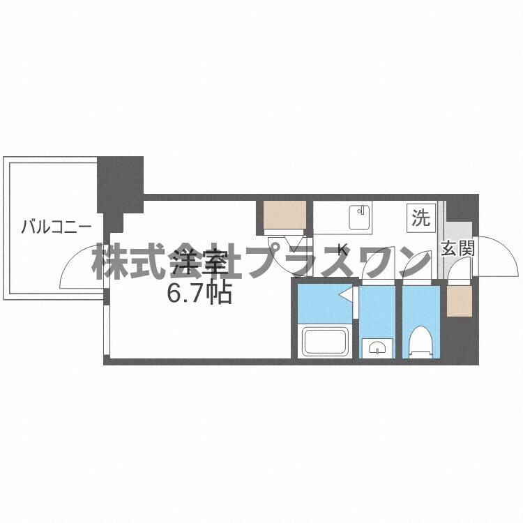 セレニテ日本橋ミラクの物件間取画像