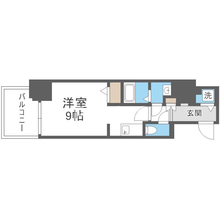 アルティザ南堀江の物件間取画像