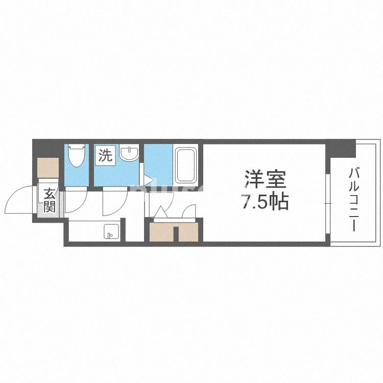 S-RESIDENCE福島GRANDEの物件間取画像