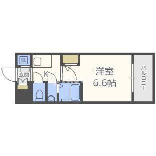 エスリード新大阪ヴェルデの物件間取画像