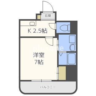 フジテラス南森町の物件間取画像