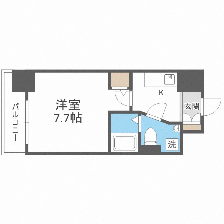 SERENiTE本町エコートの物件間取画像