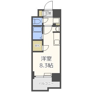 ララプレイス四天王寺夕陽ヶ丘の物件間取画像