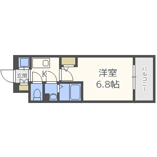 エスリード新福島の物件間取画像