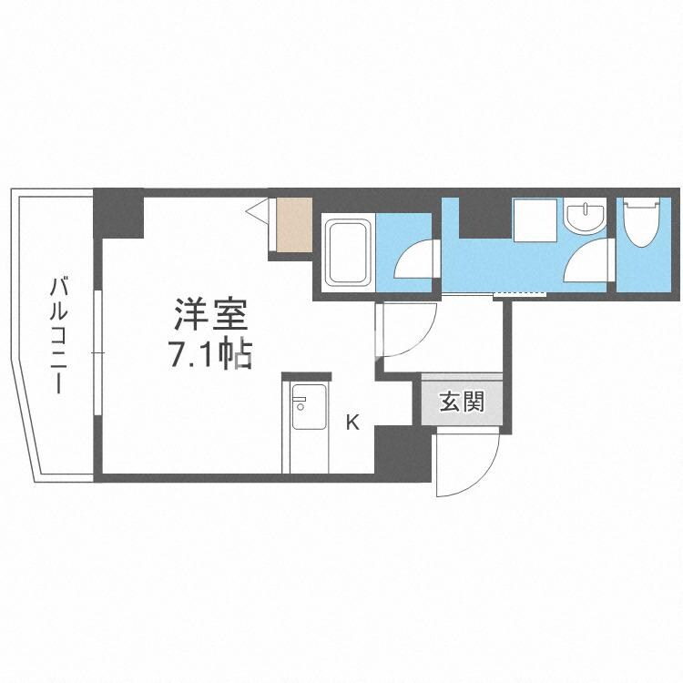 ＨＲフロントリーガル新森の物件間取画像