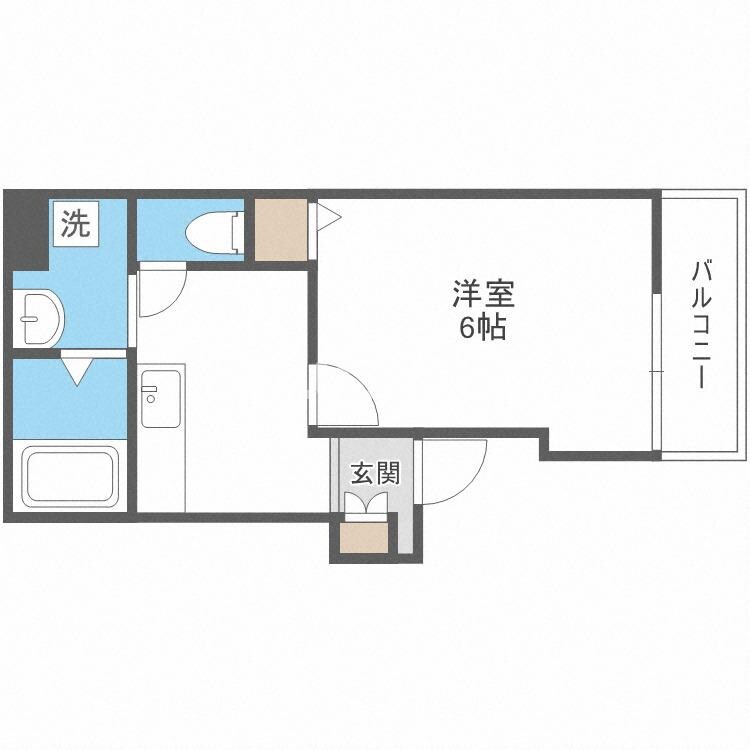 アップル塚本の物件間取画像