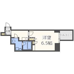 クレビオス南堀江の物件間取画像