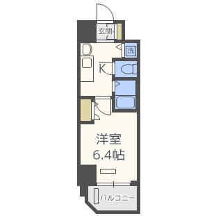 プレサンス心斎橋ラヴィの物件間取画像