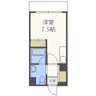 ドゥーエなんば南の物件間取画像