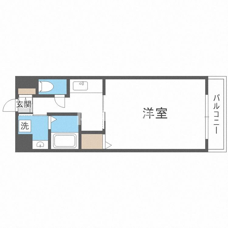 プレッツァ新大阪の物件間取画像