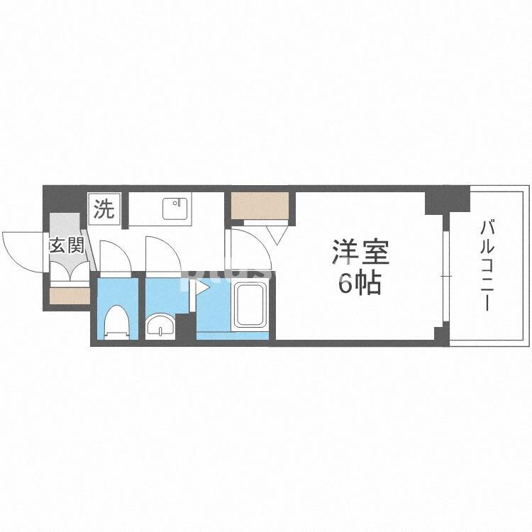 グランカリテ九条南の物件間取画像