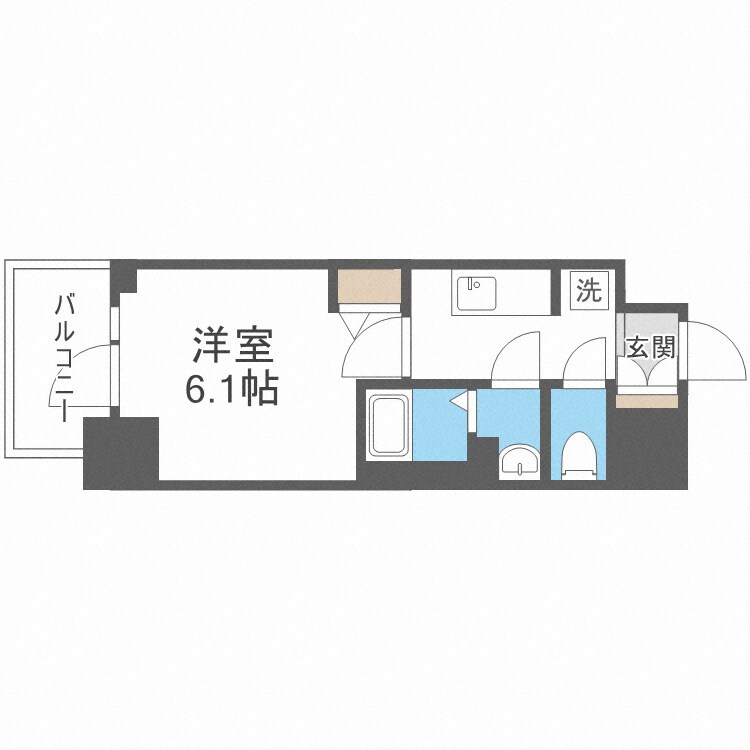 アドバンス大阪ストーリアの物件間取画像