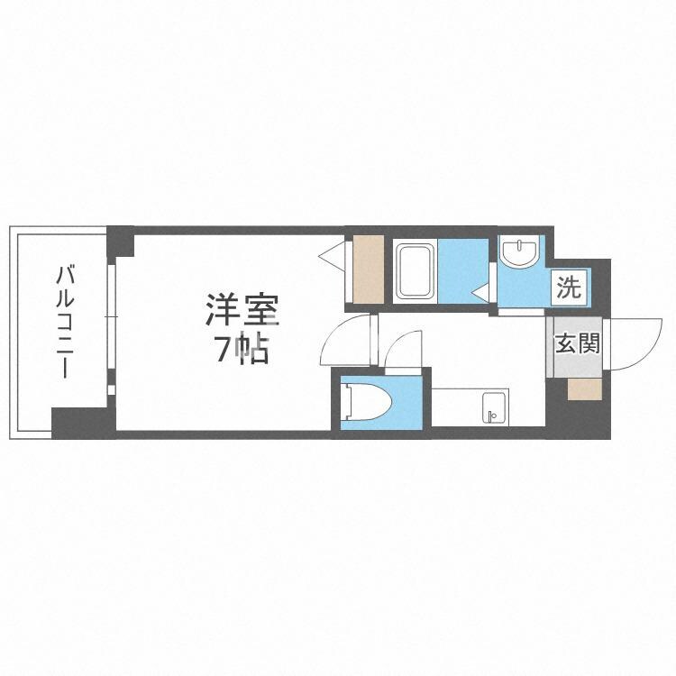 芦原町駅 徒歩3分 5階の物件間取画像