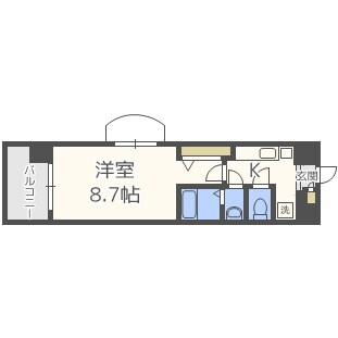 Luxe淡路の物件間取画像