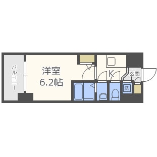 エスリード新大阪ヴェルデの物件間取画像