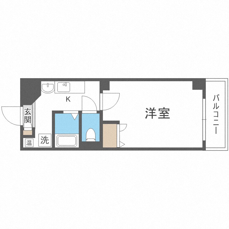 VINEルミエール大国町の物件間取画像