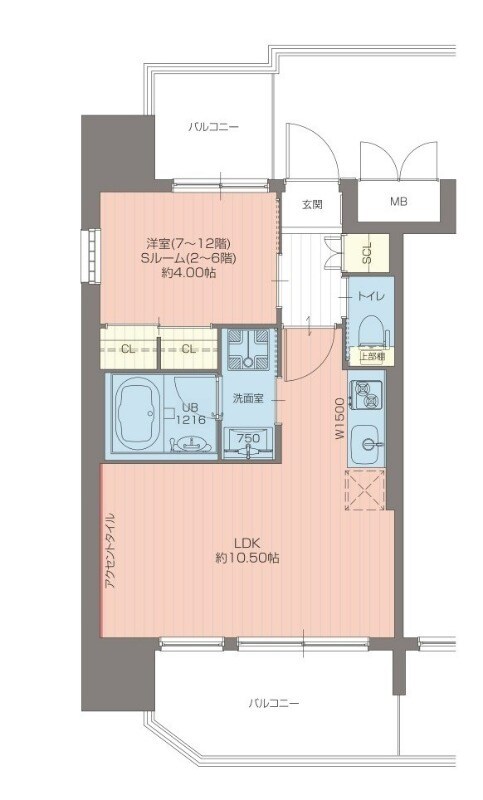 プレジオ都島北通の物件間取画像