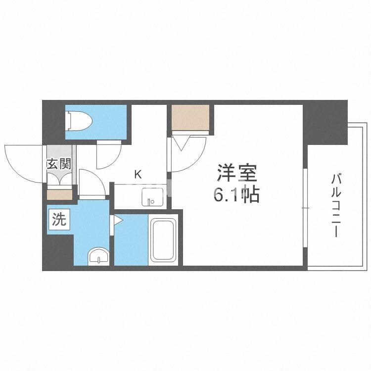 エスリード難波ザ・ゲートの物件間取画像