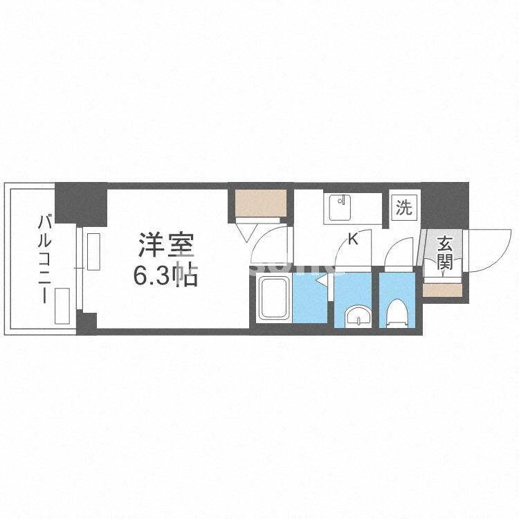 プレサンス大手前ピリオドの物件間取画像