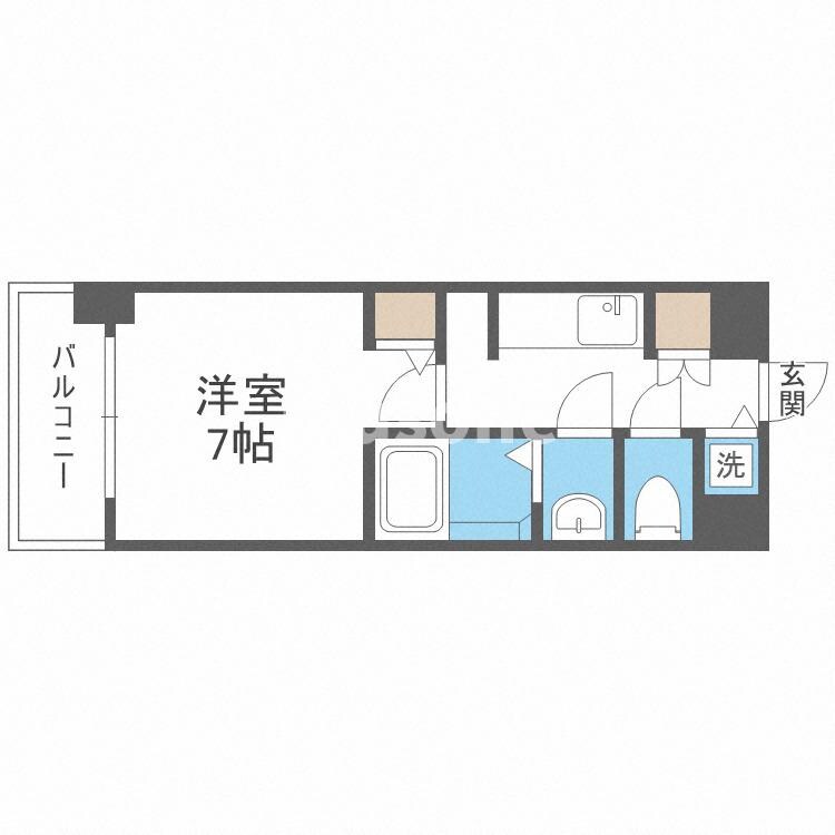 Fortuney北堀江の物件間取画像