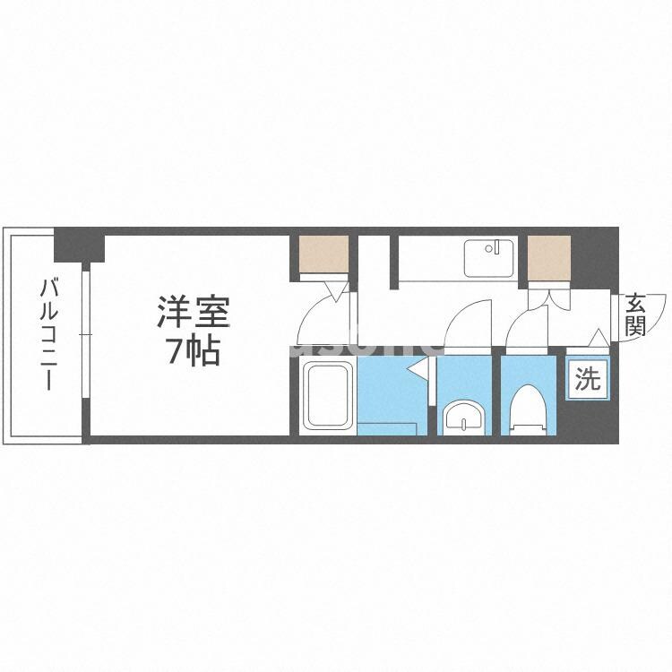 Fortuney北堀江の物件間取画像