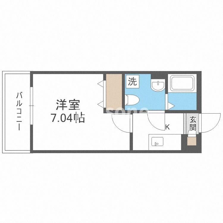 ボヌール深江橋の物件間取画像