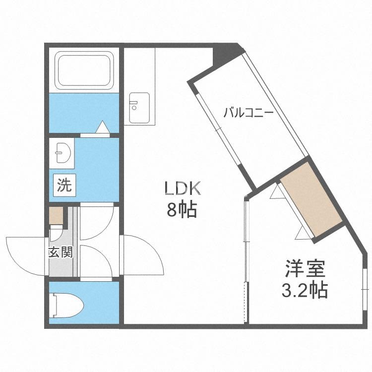 MOVE TSUKAMOTOの物件間取画像