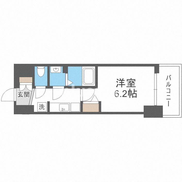 ArtizA新大阪D.C.の物件間取画像