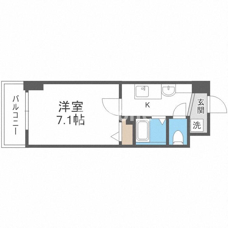 エスリードコート難波ウエストの物件間取画像