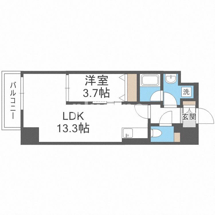 Sarnath海老江の物件間取画像