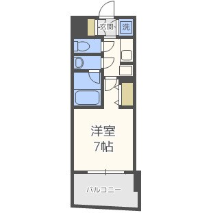 セイワパレス梅田茶屋町の物件間取画像