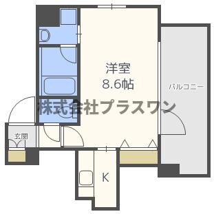 谷町四丁目駅 徒歩10分 4階の物件間取画像