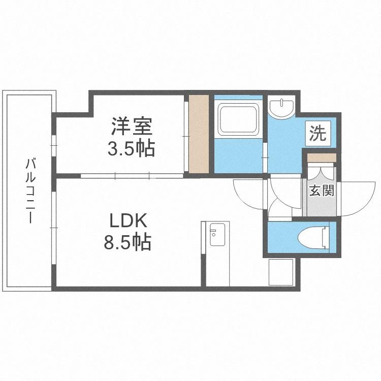 今里駅 徒歩7分 2階の物件間取画像