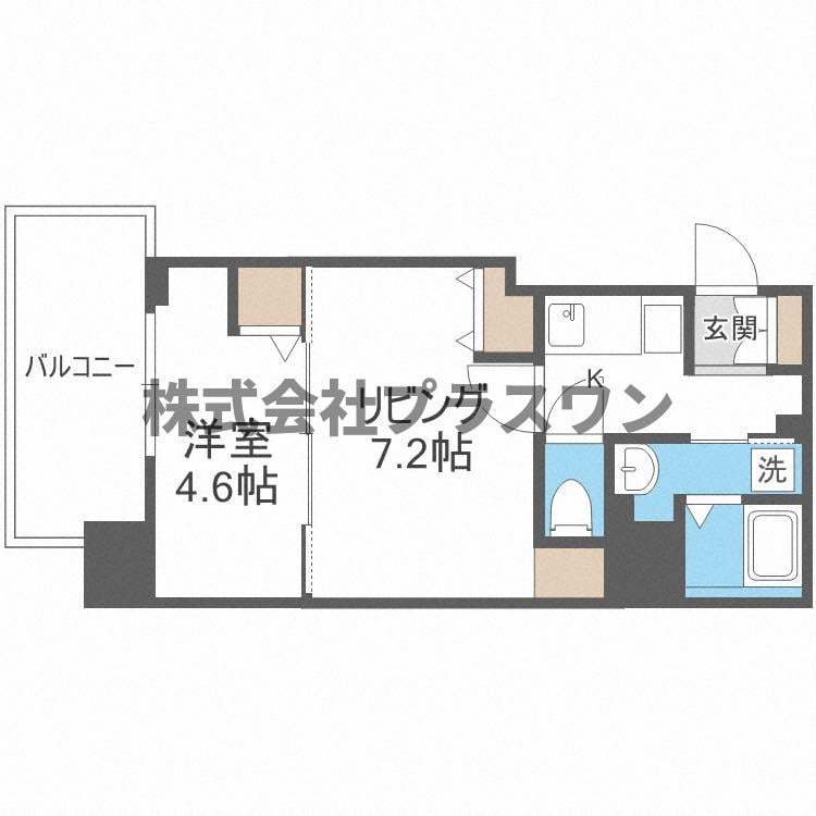 ヴィラ・セレーノ玉造本町の物件間取画像