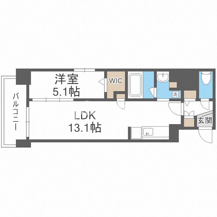 パグーロ東三国の物件間取画像