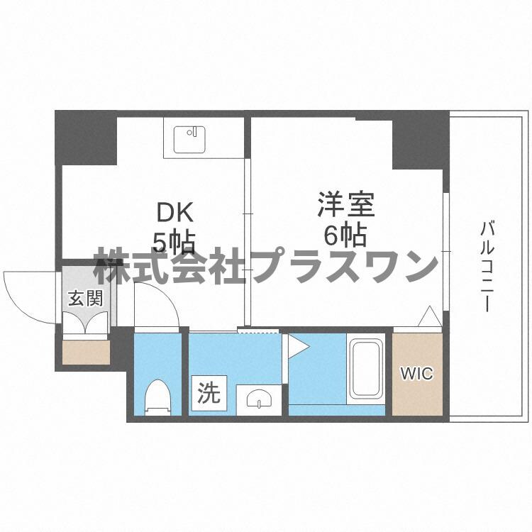 グランカーサ天王寺EASTの物件間取画像