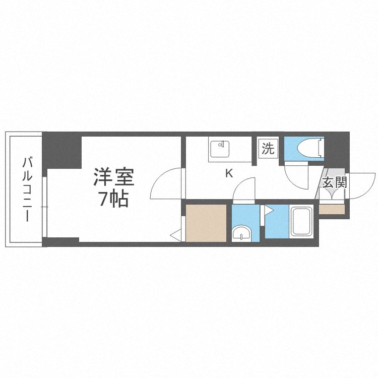 ブランシエスタ加島の物件間取画像