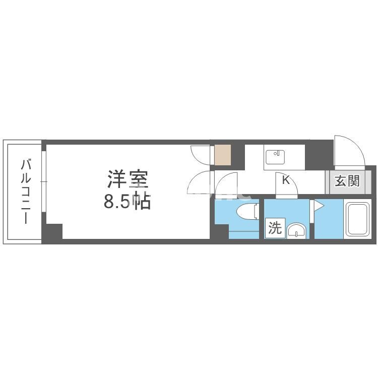 UresidenceUESHIOの物件間取画像