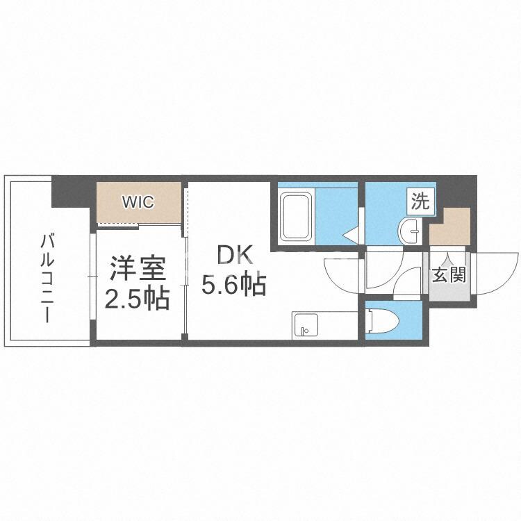 セレニテ福島プリエの物件間取画像