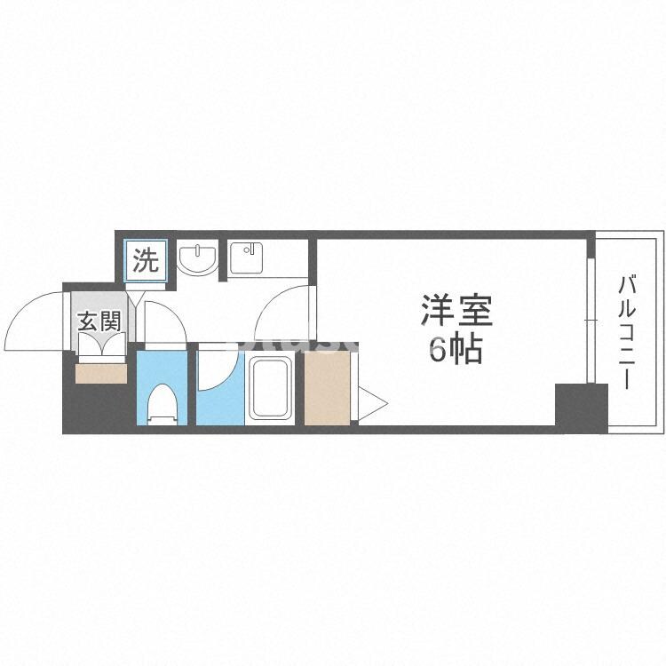 シャンティ千歳の物件間取画像