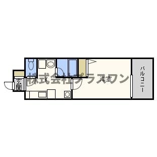 サウスヒルズ難波Ⅲ番館の物件間取画像