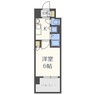 プレサンス難波元町の物件間取画像