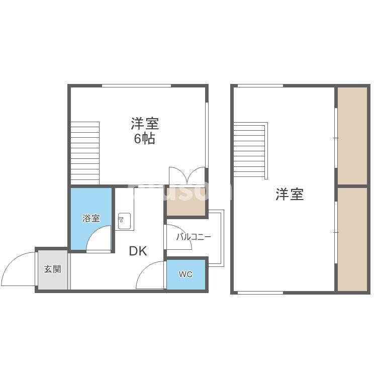 エグゼ高殿の物件間取画像