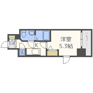 エスリード福島WESTの物件間取画像