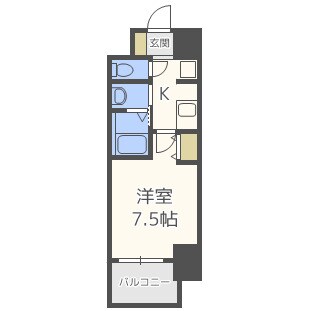 エス・キュート城東中央の物件間取画像